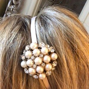 Pearl and Crystal  Headband